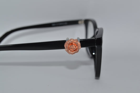 Rose Gold Rose Eyedeco Charm