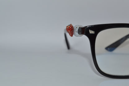 Metallic Strawberry Eyedeco Charm