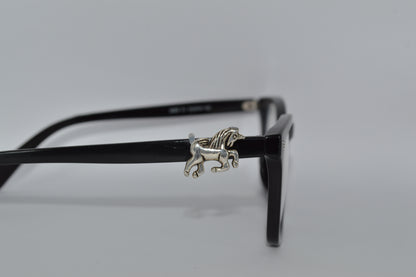 Silver Unicorn Eyedeco Charm