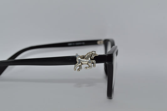 Silver Unicorn Eyedeco Charm