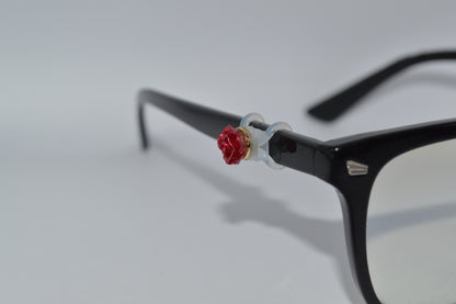 Red Rose Eyedeco Charm