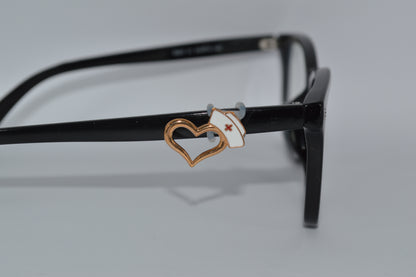Nurses Hat w/ Heart Eyedeco Charm