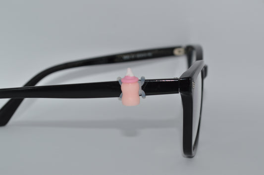 Pink Baby Bottle Eyedeco Charm