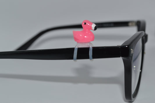 Cartoon Flamingo Eyedeco Charm