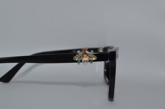 Pink Jeweled Bee Eyedeco Charm