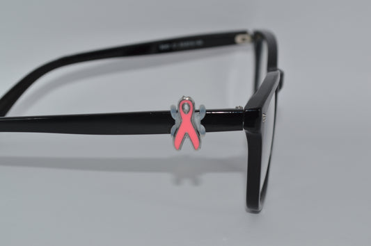 Cancer Ribbon Eyedeco Charm