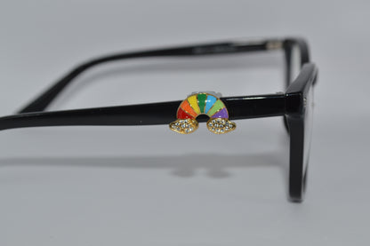 Jeweled Rainbow Eyedeco Charm