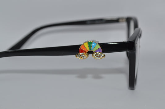 Jeweled Rainbow Eyedeco Charm