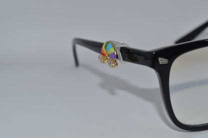 Jeweled Rainbow Eyedeco Charm