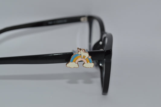 Unicorn w/ Rainbow Eyedeco Charm