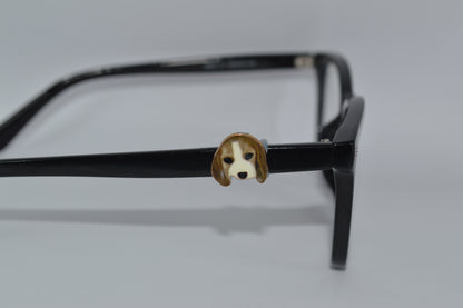 Realistic Dog Face Eyedeco Charm                                                     A49-51