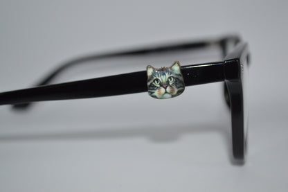 Realistic Cat Face Eyedeco Charm                                   A1-A4