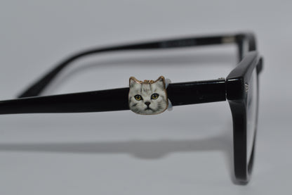 Realistic Cat Face Eyedeco Charm                                   A1-A4
