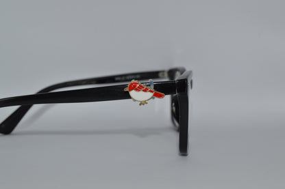 Red Bird Eyedeco Charm