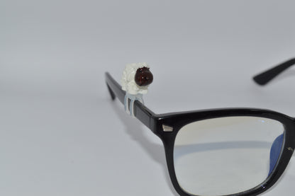 White Sheep Eyedeco Charm
