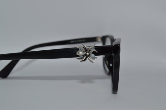 Silver Spider Eyedeco Charm