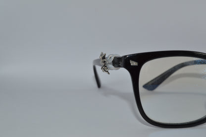 Silver Spider Eyedeco Charm