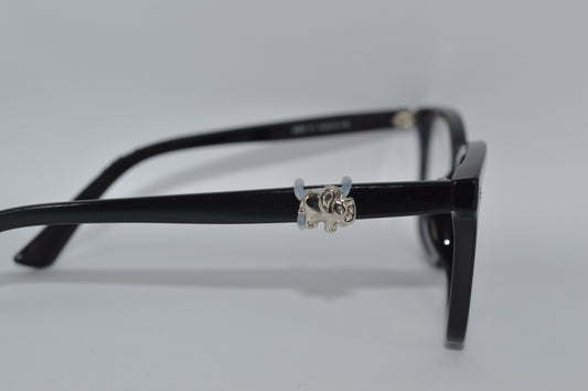 Silver Colored Elephant Eyedeco Charm