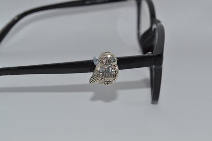 Silver Owl Eyedeco Charm