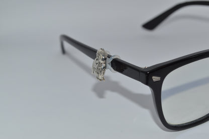 Silver Owl Eyedeco Charm
