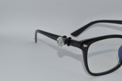 Silver Rose Eyedeco Charm