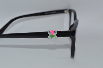 Small Rose Eyedeco Charm