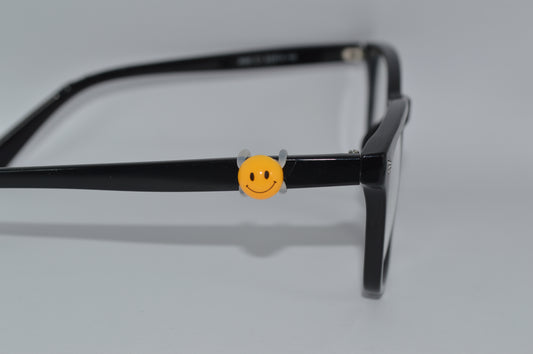 Yellow Smiley Face 1 Eyedeco Charm