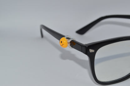Yellow Smiley Face 1 Eyedeco Charm