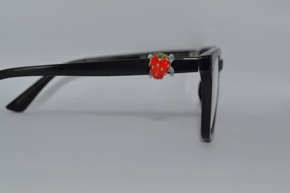 Red Strawberry Eyedeco Charm