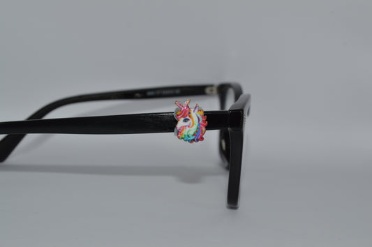Colorful Unicorn Head Eyedeco Charm