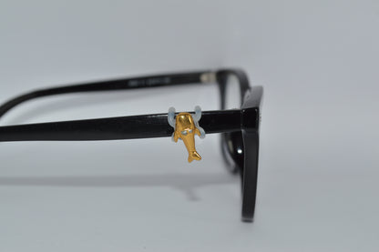 Gold Whale Eyedeco Charm