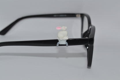 White Rabbit Eyedeco Charm