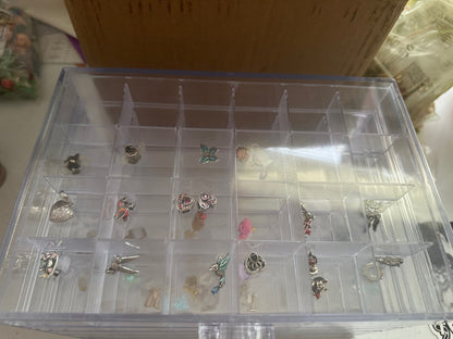 120 Compartment Storage Box for Eyeglasses Decorations