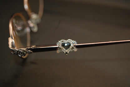 Jeweled Heart Eyedeco Charm