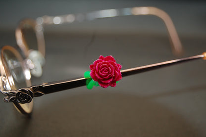 Tie Dyed Rose Eyedeco Charm