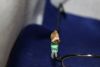 Golden Sea Shell Eyedeco Charm