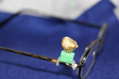 Golden Sea Shell Eyedeco Charm