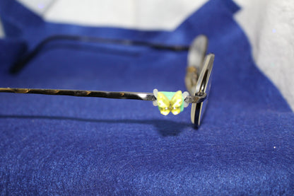Plastic Butterfly Eyedeco Charm